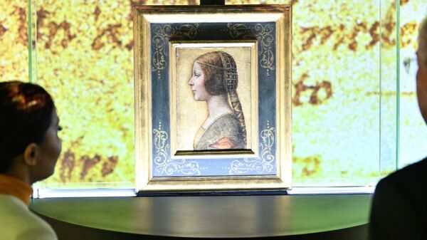 Картина Прекрасная принцесса (La bella principessa) художника Леонардо да Винчи - Sputnik Қазақстан