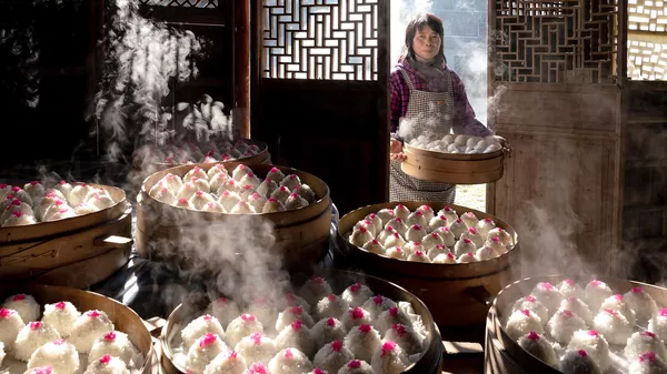 Снимок Red Bean Paste Balls китайского фотографа Yang Zhonghua, победивший в конкурсе 2024 Pink Lady® Food Photographer of the Year - Sputnik Казахстан