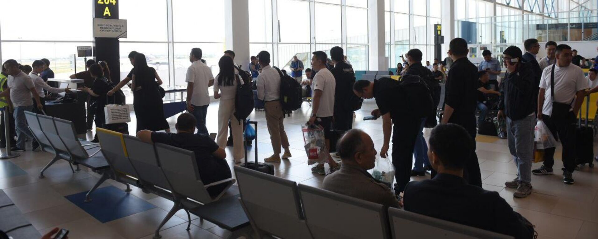 Новый международный терминал аэропорта Алматы - Sputnik Казахстан, 1920, 28.03.2025