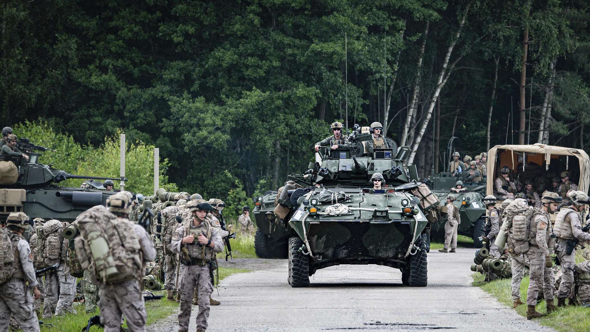 США и Польша отработали тактику борьбы с дронами в Германии