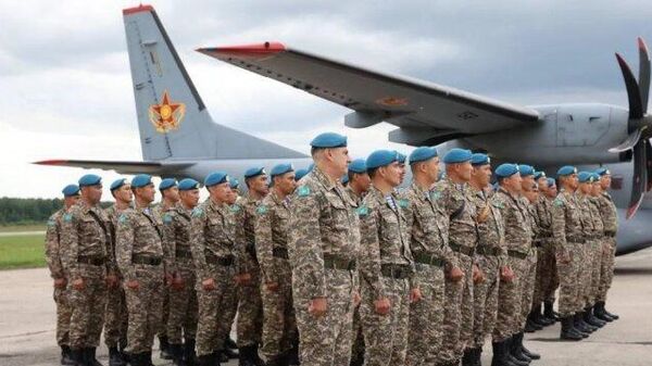 Военные из Казахстана прибыли в Беларусь - Sputnik Казахстан