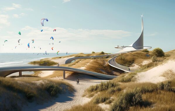 Дюны курорта "Новая Анапа" в Краснодарском крае. - Sputnik Казахстан