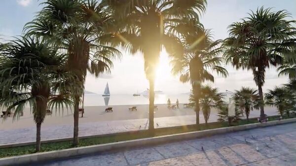 Курорт "Приморск" в Запорожской области. - Sputnik Казахстан