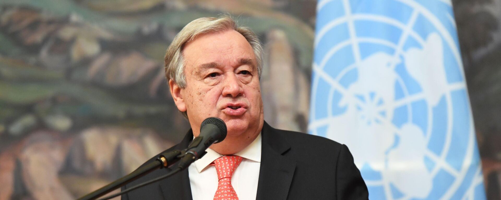 Гутерриш выступает с речью на Совете глав государств - членов ШОС - Sputnik Казахстан, 1920, 03.12.2025