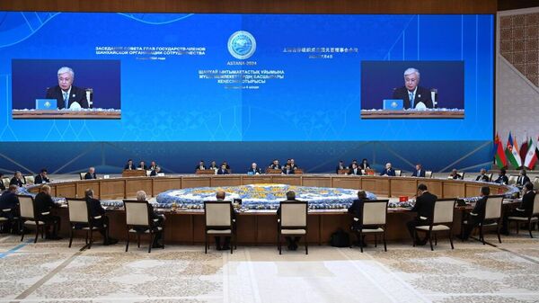  Участники Совета глав государств – членов ШОС - Sputnik Казахстан