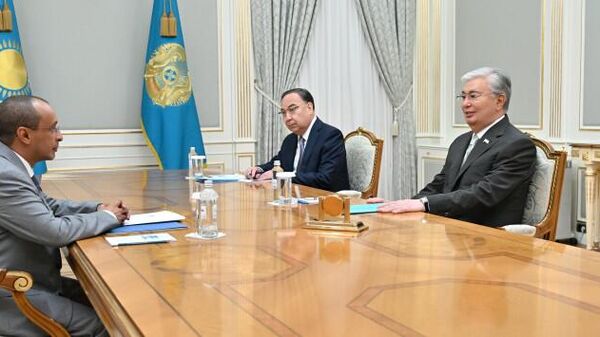 Глава государства принял посла ОАЭ в Казахстане Мухаммеда Саида Мухаммеда аль-Арики - Sputnik Казахстан