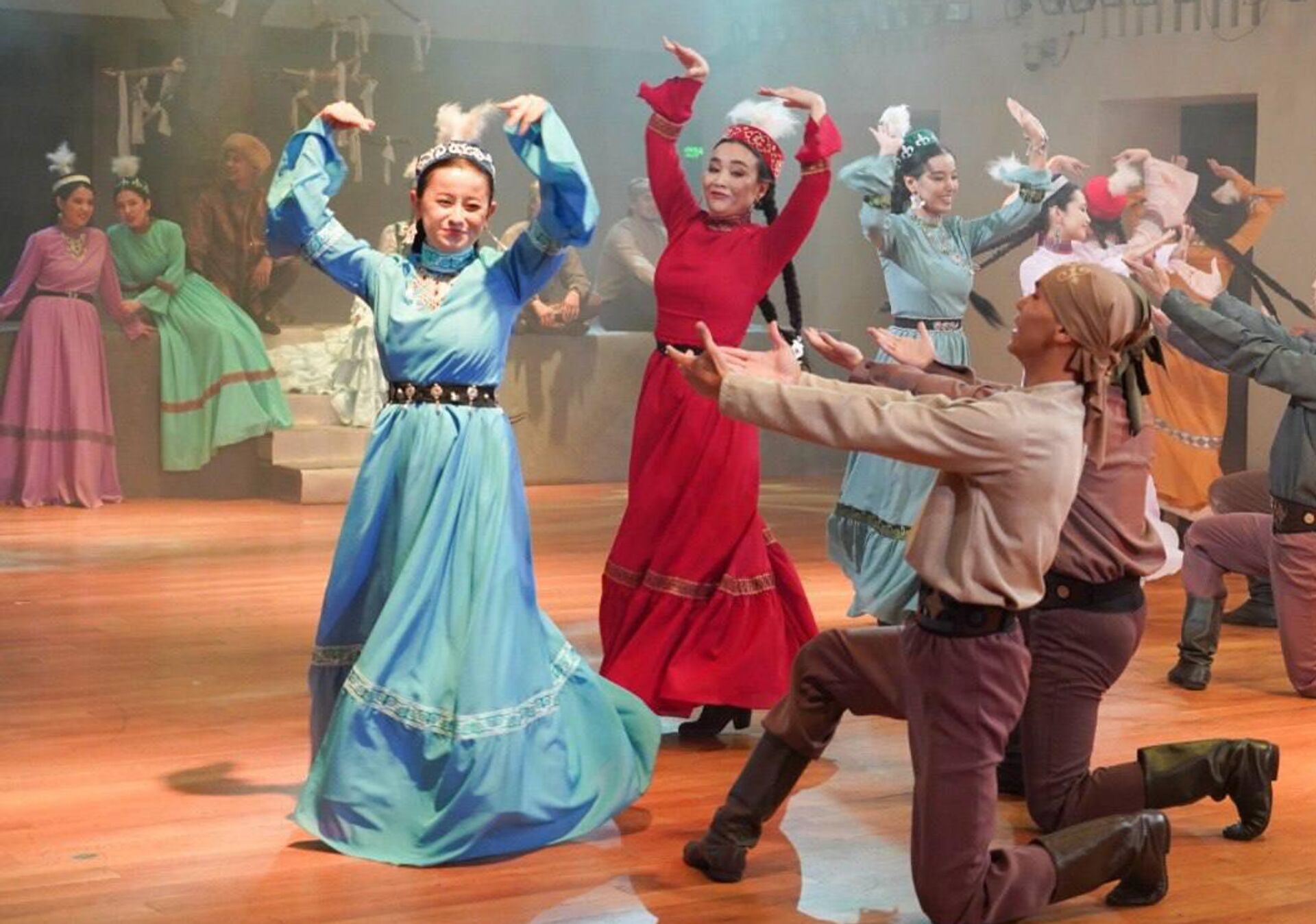 Этнофольклорный мюзикл Кыз Жибек в Москве - Sputnik Казахстан, 1920, 01.08.2024