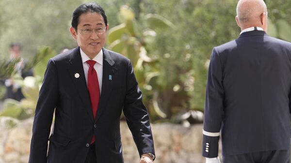 Премьер-министр Японии Фумио Кисида Премьер-министр Японии Фумио Кисида - Sputnik Казахстан