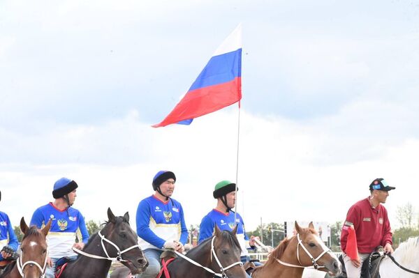 Игры кочевников в Астане. Состязания: Россия - Китай Игры кочевников в Астане. Состязания: Россия - Китай - Sputnik Казахстан