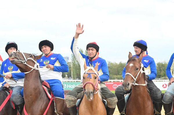 Игры кочевников в Астане. Состязания: Россия - Китай Игры кочевников в Астане. Состязания: Россия - Китай - Sputnik Казахстан