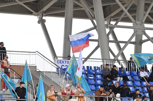 Игры кочевников в Астане. Состязания: Россия - Китай
Игры кочевников в Астане. Состязания: Россия - Китай - Sputnik Казахстан