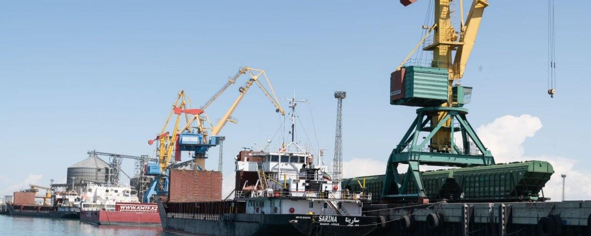 торжественная отправка контейнерного поезда Китай – Европа по ТМТМ - Sputnik Казахстан, 1920, 10.04.2025