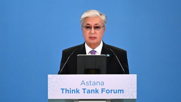 Токаев выступил на пленарном заседании Astana Think Tank Forum - Sputnik Казахстан