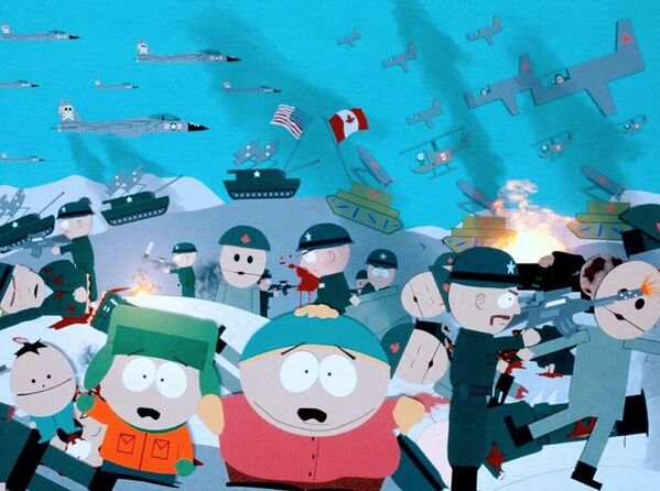 "Южный Парк: Большой, длинный, необрезанный"(англ. South Park: Bigger Longer &amp; Uncut) —американский компьютерно-анимационный музыкальный комедийный фильм для взрослых 1999 года, основанный на анимационном ситкоме "Южный Парк".Фильм получил в целом положительные отзывы от критиков, которые похвалили его сюжет, саундтрек, юмор и темы. При бюджетом в 21 миллион долларов, он заработал 83,1 миллиона долларов по всему миру, что сделало его самым кассовым мультфильмом тех лет. - Sputnik Казахстан