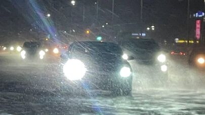 Метель на дорогах