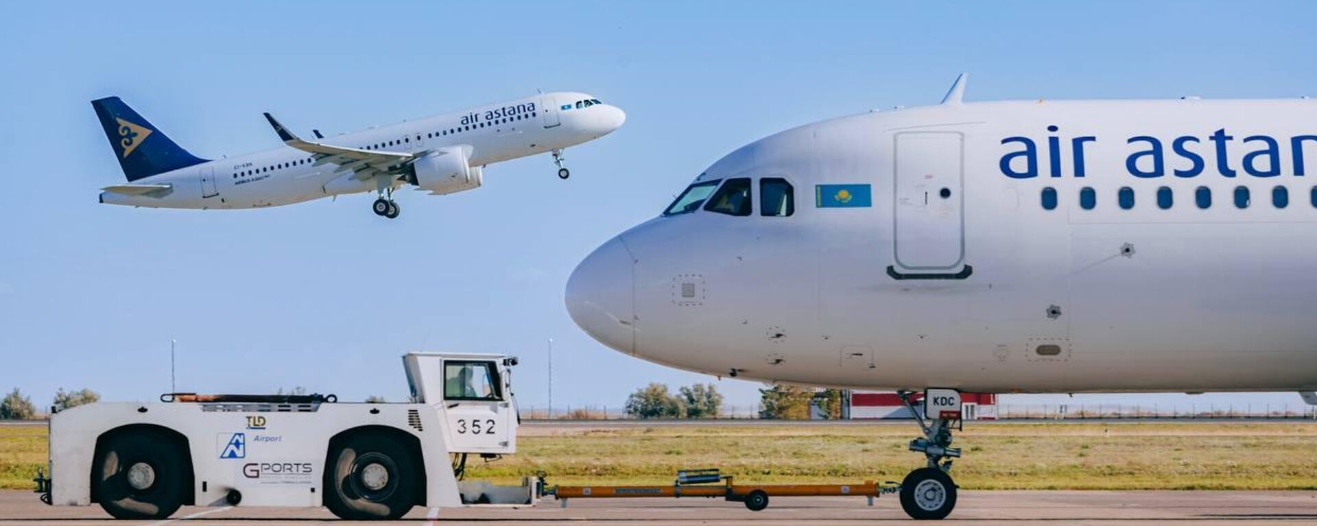 Самолет Air Astana - Sputnik Казахстан, 1920, 18.04.2026