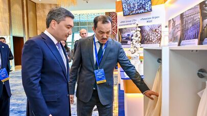 Олжас Бектенов на форуме  малого и среднего бизнеса