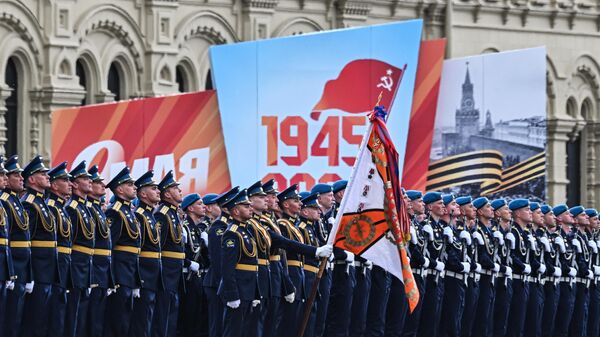 Военный парад, посвященный 79-й годовщине Победы в Великой Отечественной войне  - Sputnik Казахстан