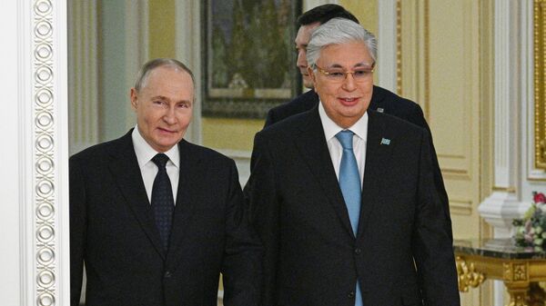 Владимир Путин и Касым-Жомарт Токаев, архивное фото - Sputnik Казахстан