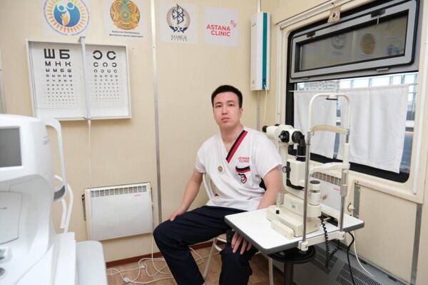 Медицинский поезд Медицинский поезд - Sputnik Казахстан