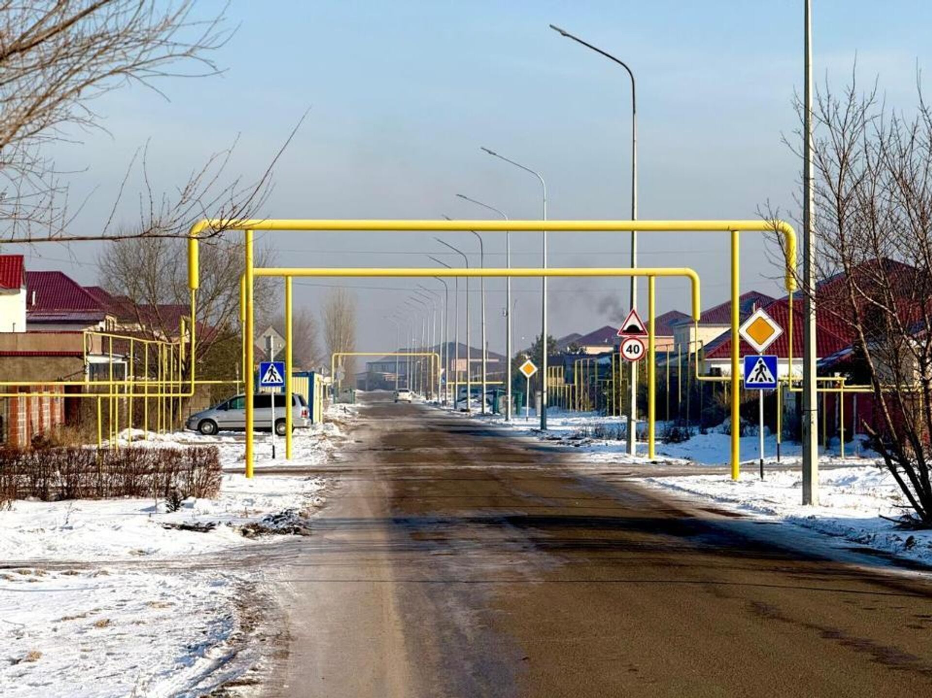 Газификация поселка Уркер, г.Астана - Sputnik Казахстан, 1920, 02.12.2024
