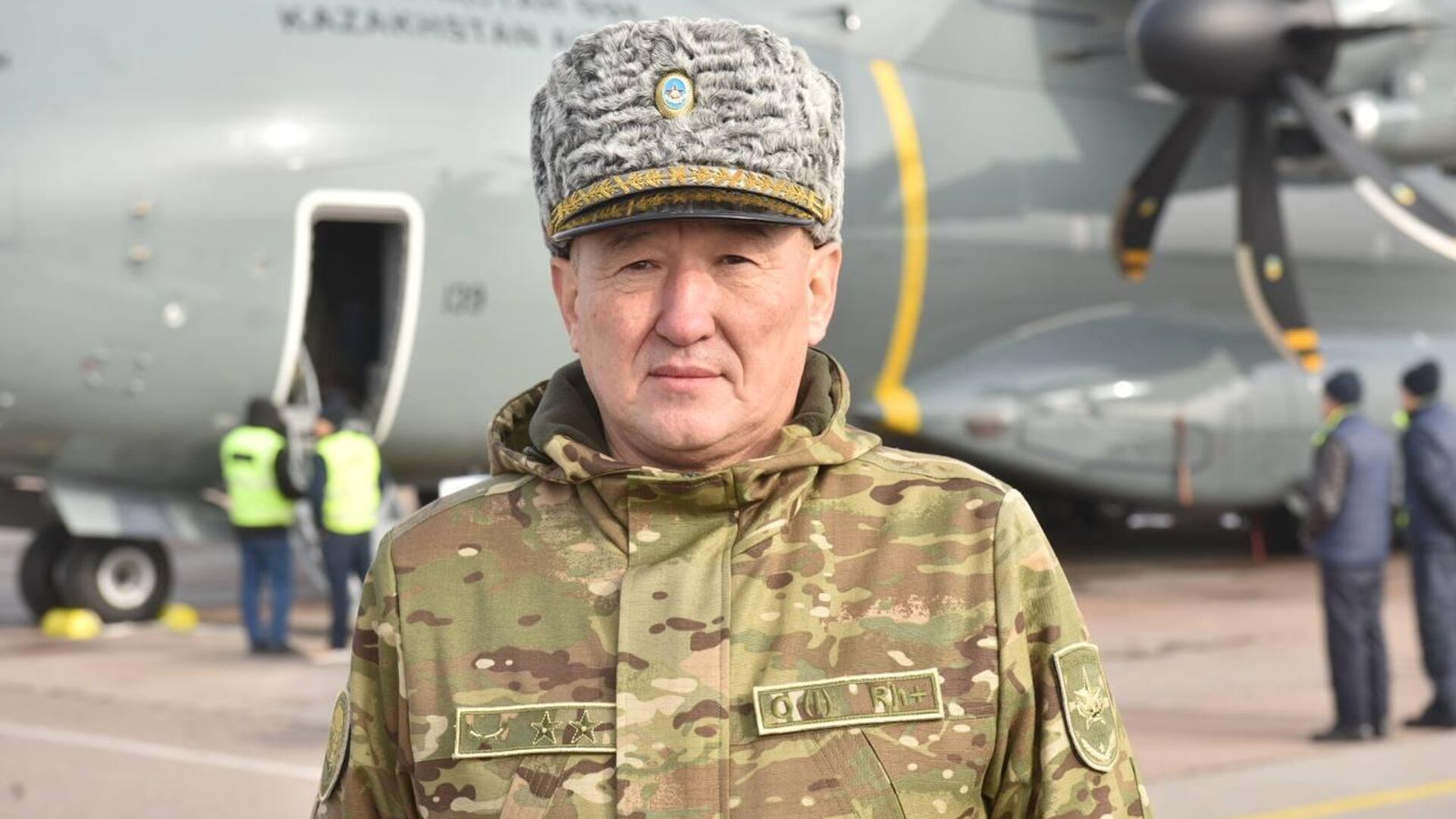 Министр обороны Казахстана Даурен Косанов Министр обороны Казахстана Даурен Косанов - Sputnik Казахстан, 1920, 20.10.2025