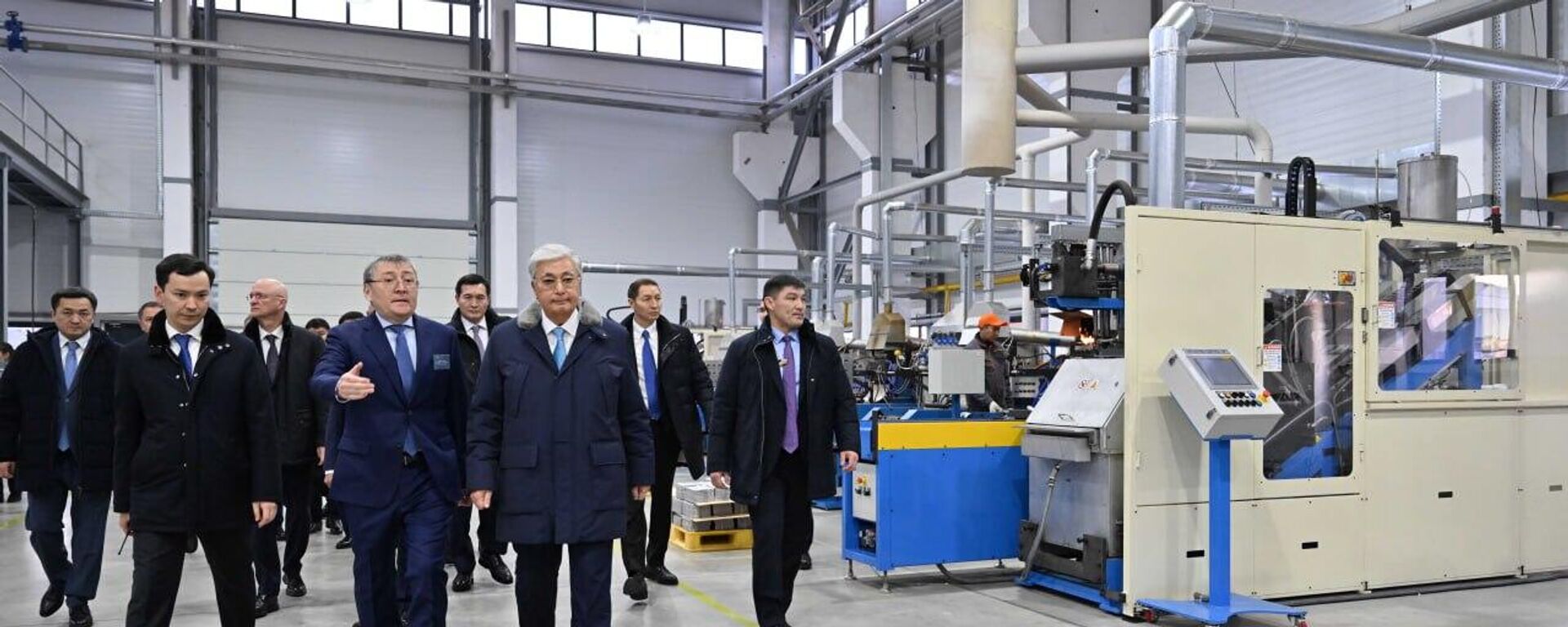 Касым-Жомарт Токаев посетил индустриальную зону Талдыкорган - Sputnik Казахстан, 1920, 12.12.2024
