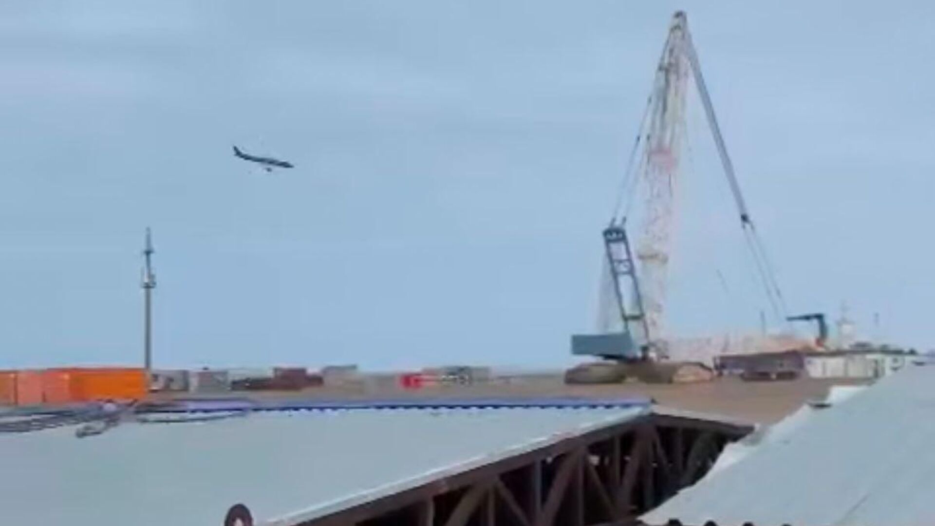 Крушение самолета в Актау0
