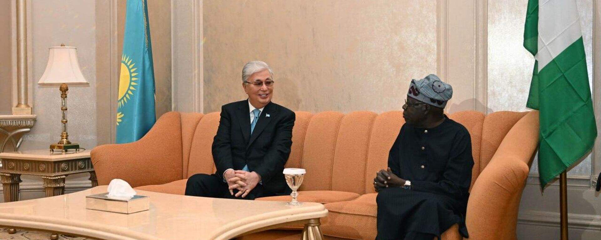 Касым-Жомарт Токаев провел встречу с президентом Нигерии Болой Ахмедом Тинубу - Sputnik Казахстан, 1920, 14.01.2025