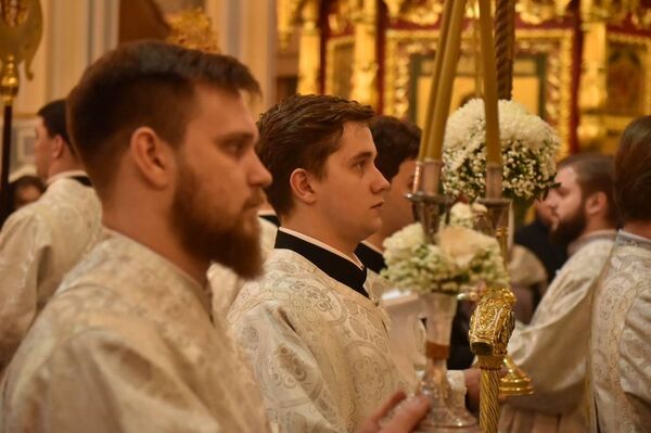 Праздничная крещенская служба в Алматы - Sputnik Казахстан