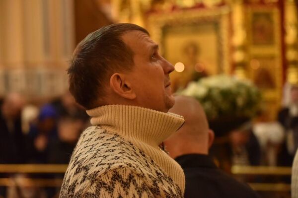 Праздничная крещенская служба в Алматы - Sputnik Казахстан