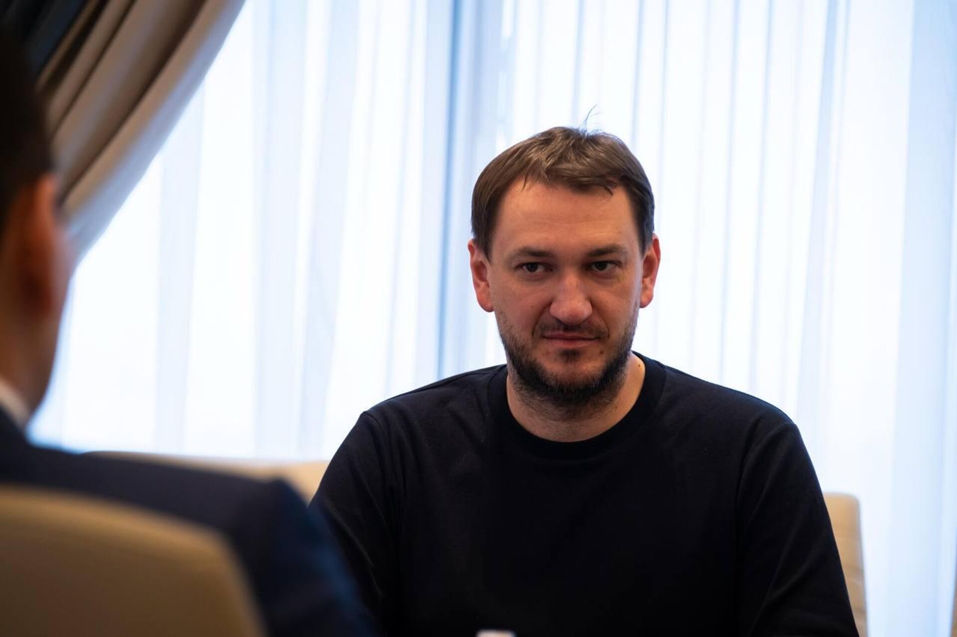 Глава Самрук-Қазына Нурлан Жакупов встретился с основателем технологической компании Polynome Group Александром Ханиным - Sputnik Казахстан, 1920, 29.01.2025