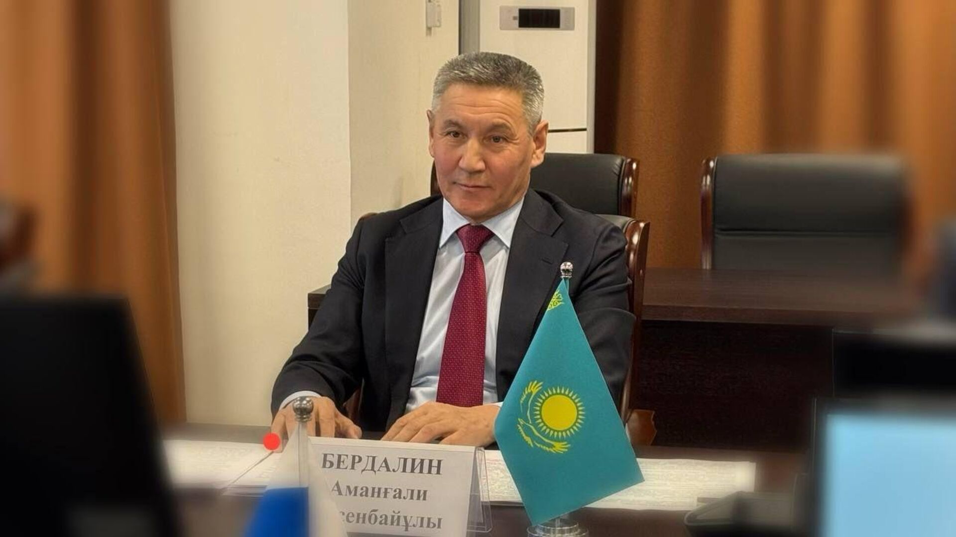 Встреча вице-министра сельского хозяйства Казахстана Бердалина и главы Минсельхоза Татарстана Зяббарова - Sputnik Казахстан, 1920, 31.01.2025