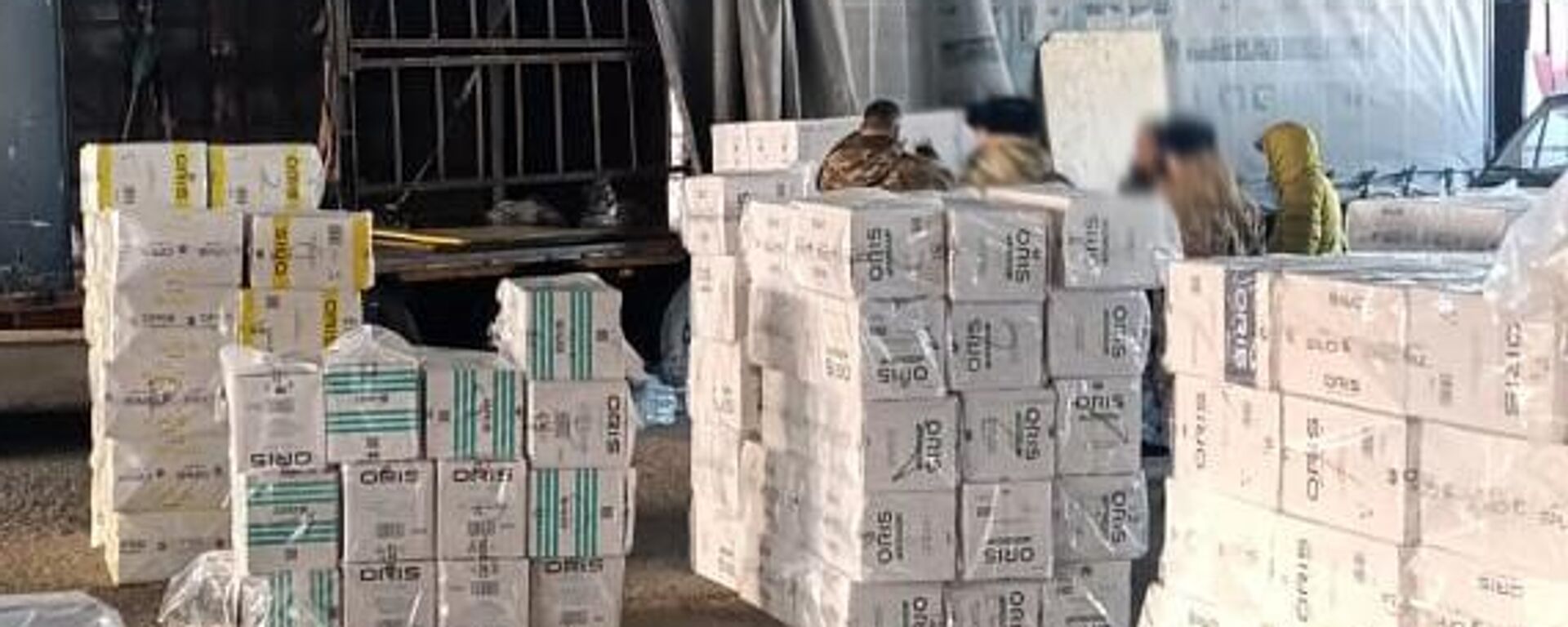 КНБ пресек незаконный провоз сигарет - Sputnik Казахстан, 1920, 07.02.2025