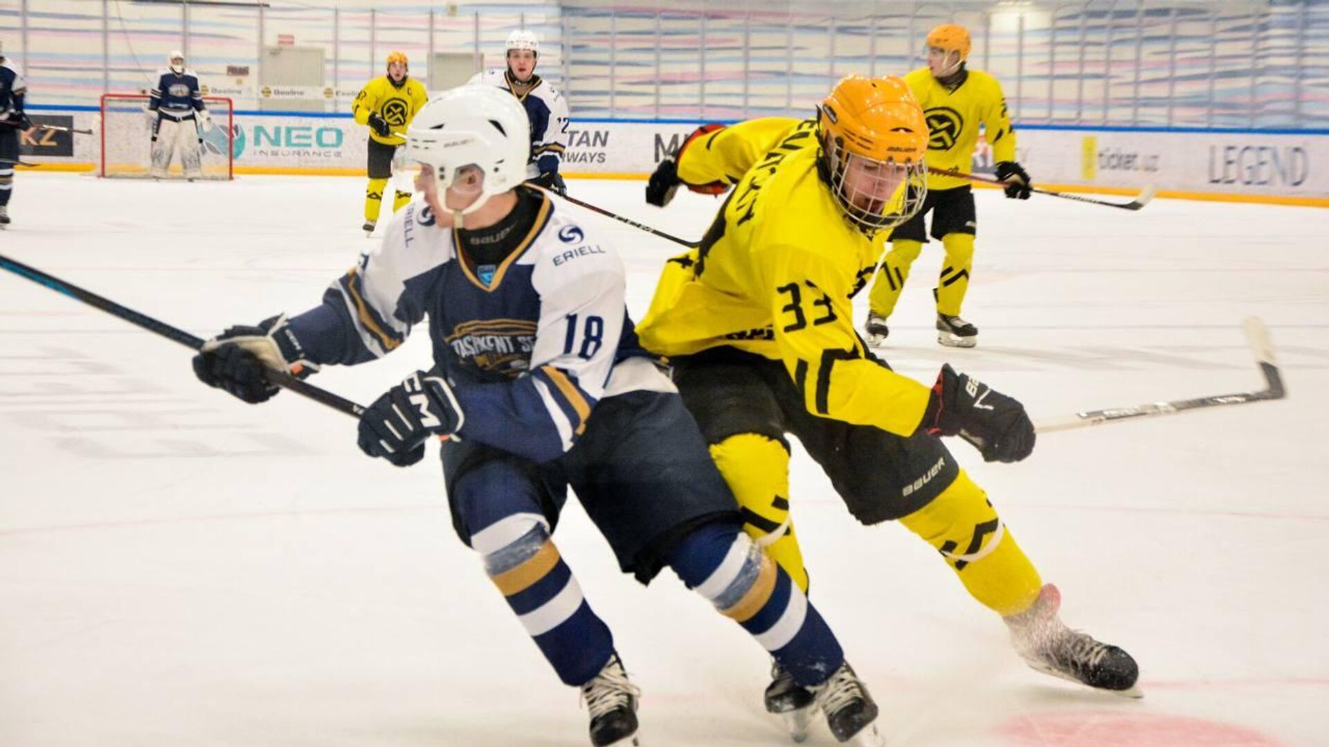 Хоккейный клуб Qarmet обыграл Tashkent Select - Sputnik Казахстан, 1920, 10.02.2025