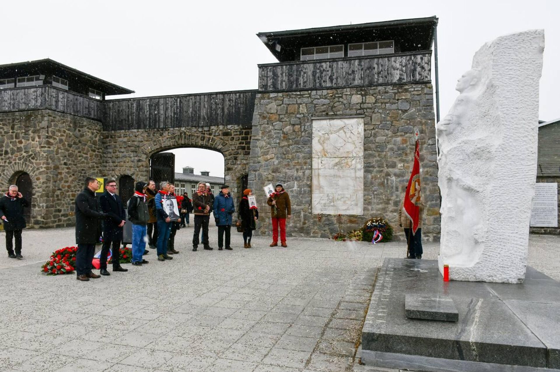 Памятная акция в мемориальном комплексе Маутхаузен - Sputnik Казахстан, 1920, 10.12.2025