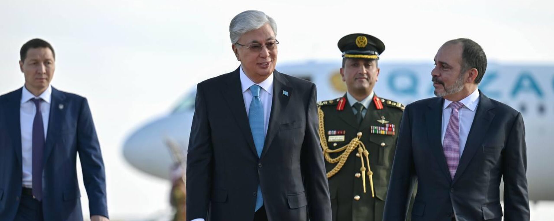 Касым-ЖомартТокаев прибыл в Иорданию с официальным визитом - Sputnik Казахстан, 1920, 18.02.2025