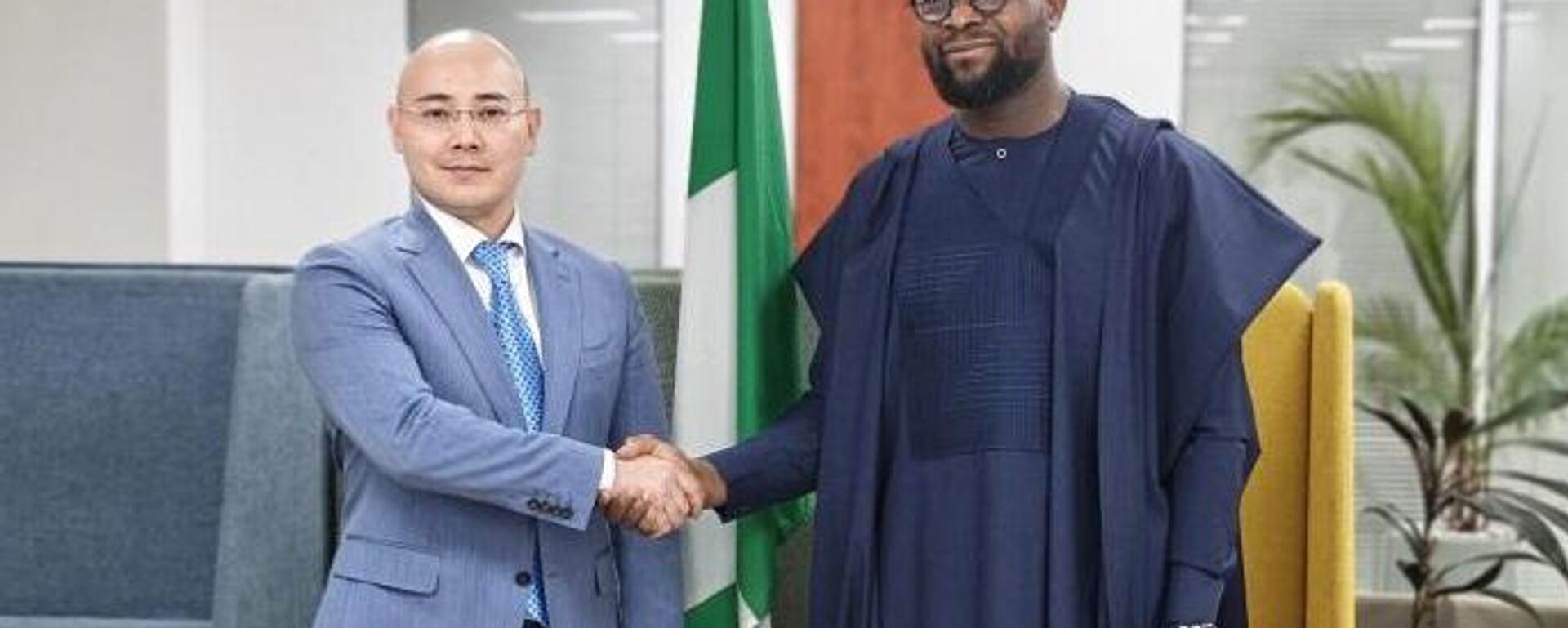 Казахстан и Нигерия подписали соглашения о сотрудничестве в космических технологиях - Sputnik Казахстан, 1920, 27.02.2025