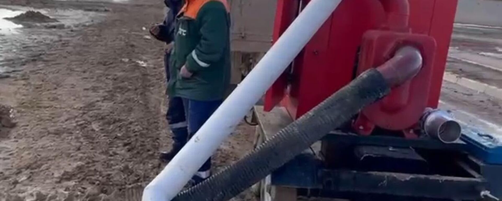 В мангистауском селе Сайотес чуть было не произошло наводнение - Sputnik Казахстан, 1920, 10.03.2025