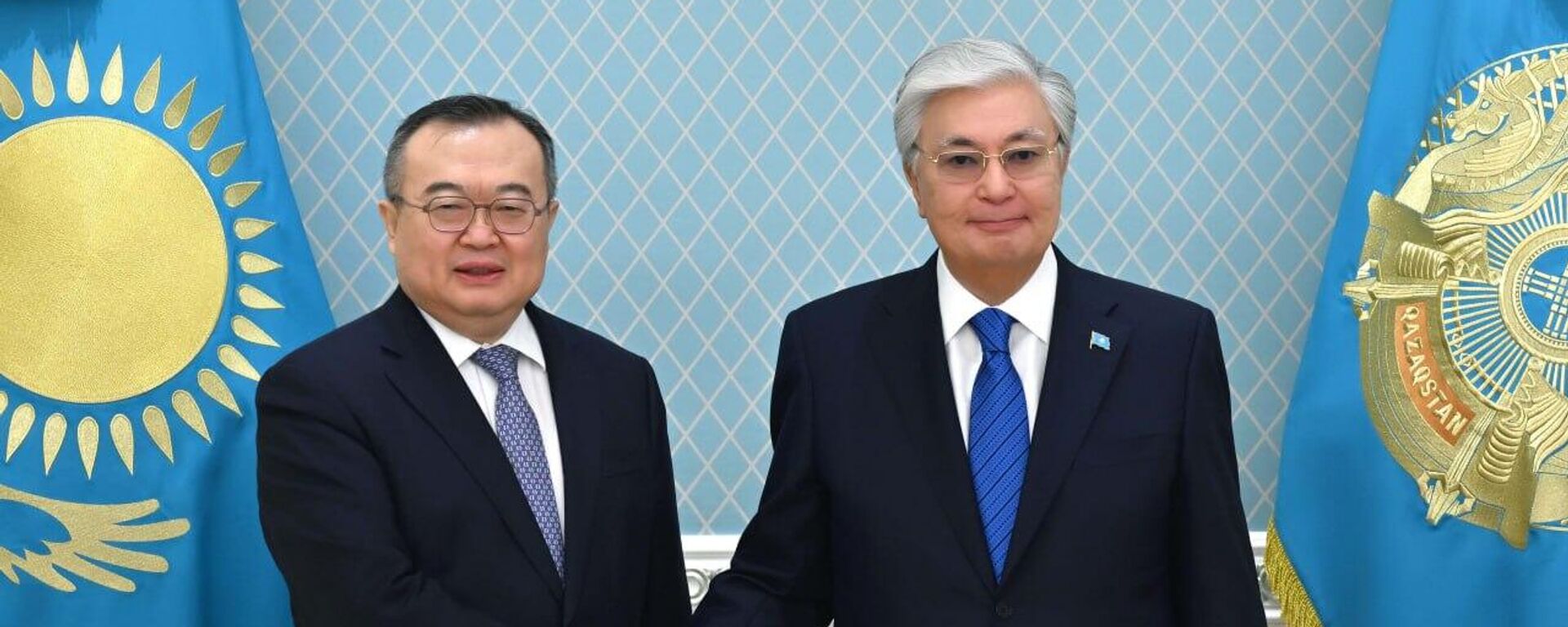 Встреча Токаева и заведующего Отделом международных связей Центрального комитета Компартии Китая Лю Цзяньчао - Sputnik Казахстан, 1920, 26.03.2025
