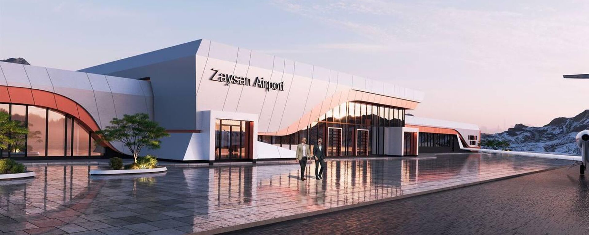 Эскиз будущего аэропорта в Катон-Карагае  - Sputnik Казахстан, 1920, 13.04.2026