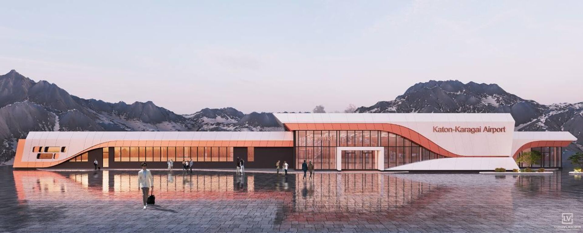 Эскиз будущего аэропорта в Катон-Карагае показали министру транспорта Карабаеву - Sputnik Қазақстан, 1920, 13.04.2026