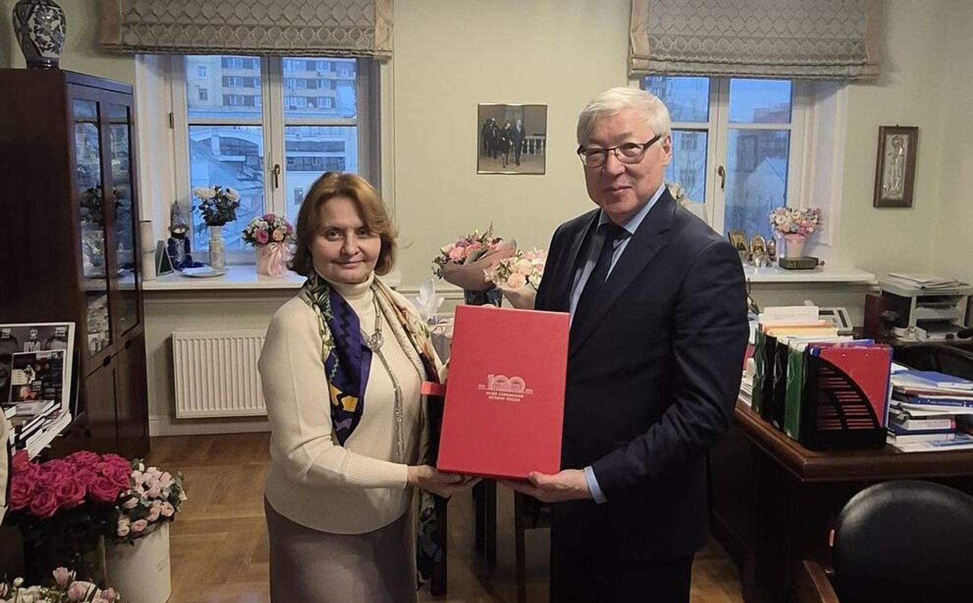 Делегация Национального музея Казахстана провела переговоры с руководством российских музеев - Sputnik Казахстан, 1920, 03.04.2025