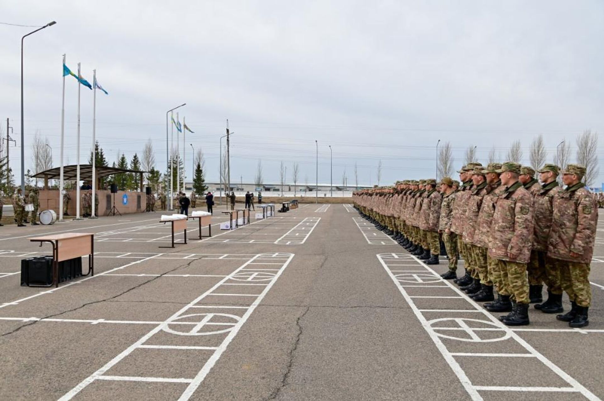 В Астане готовятся к параду, посвященному 80-летию Победы - Sputnik Казахстан, 1920, 09.04.2025