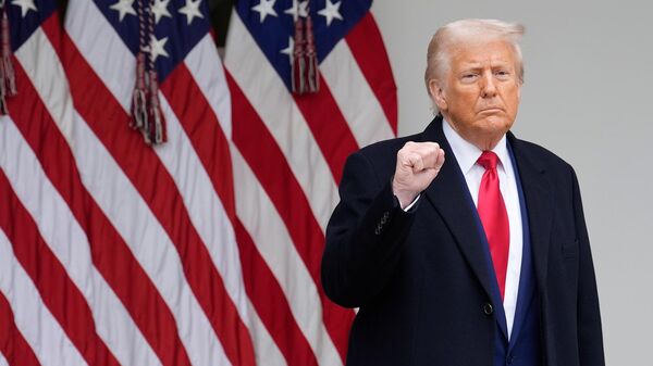 Президент США Трамп объявил о введении пошлин на продукцию других стран - Sputnik Казахстан