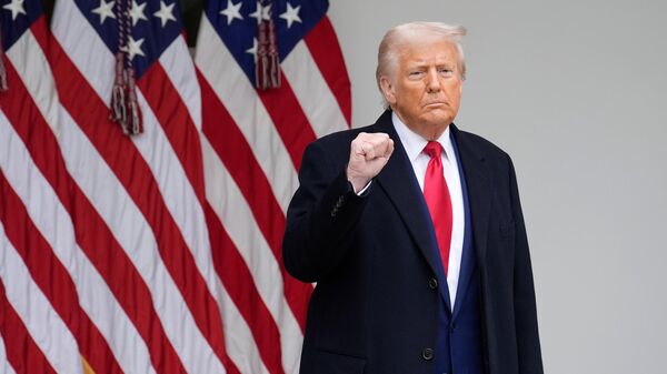 Президент США Трамп  - Sputnik Казахстан