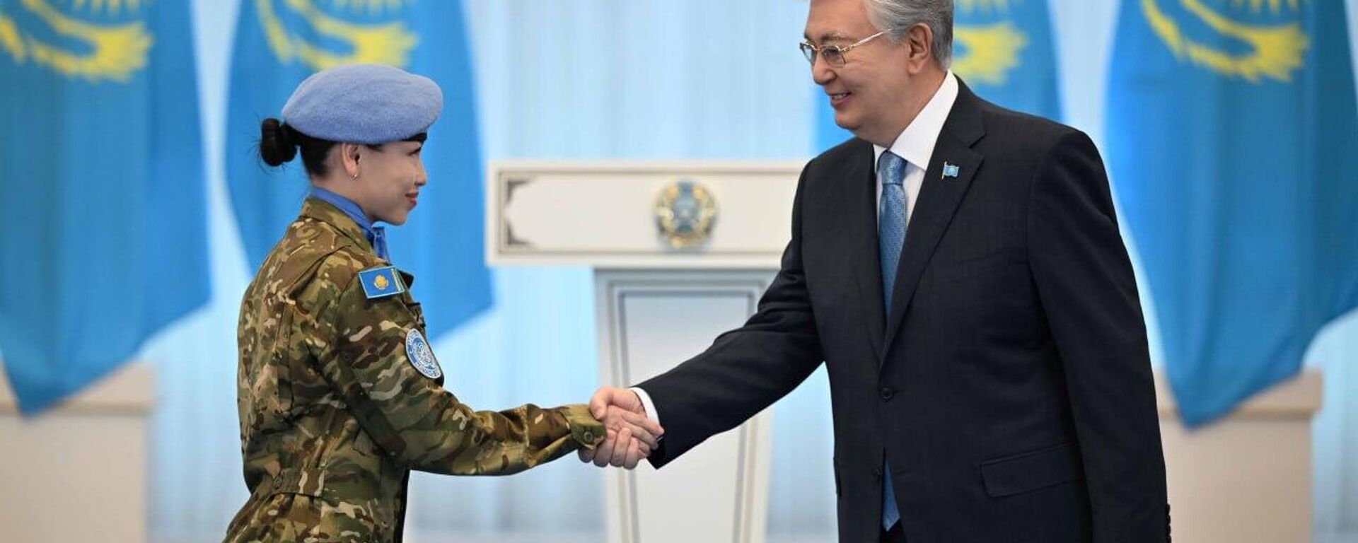 Тоқаев Ақордада қазақстандық бітімгерлерді марапаттады - Sputnik Қазақстан, 1920, 14.04.2025