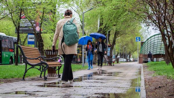 Алматыдағы жаңбыр - Sputnik Қазақстан