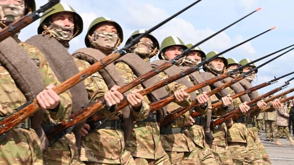 Подготовка к Параду Победы - Sputnik Казахстан