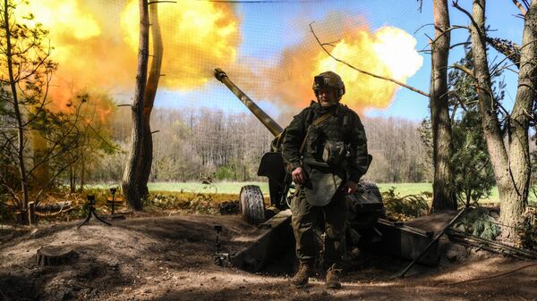 Артиллеристы 30-го мотострелкового полка группировки войск Север - Sputnik Казахстан